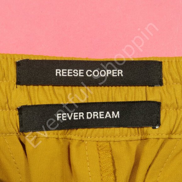 Reese Cooper Shorts Mens S Yellow Cargo Pleated Fever Dream Mustard - Picture 4 of 5